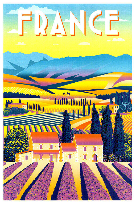 France  - Vintage Travel Poster