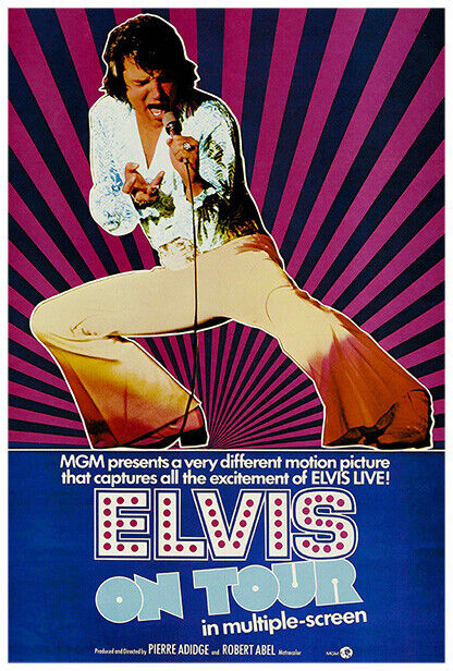 Elvis on Tour - 1972 - Movie Poster - US Release #1