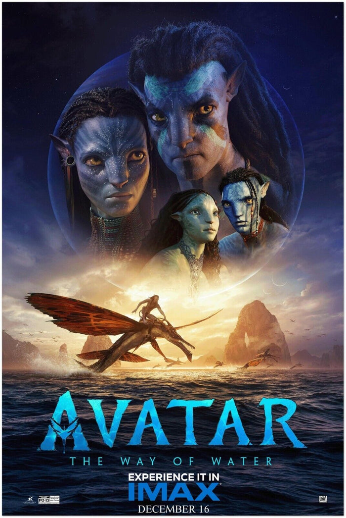 Avatar 2 - The Way of Water Movie Poster 2022 - Alternate #2 - James Cameron