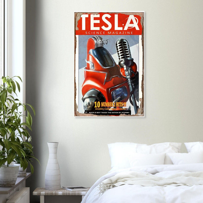 Tesla Science Journal - Rock-O-Bot - Fallout 4 Poster