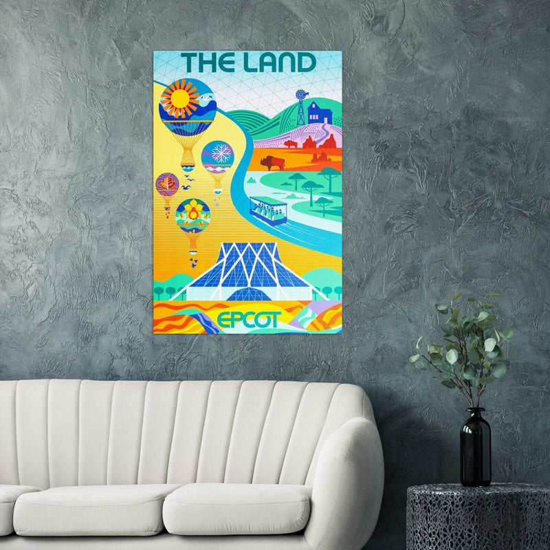 Disney Epcot Center Attraction Poster - The Land - Disney World D23