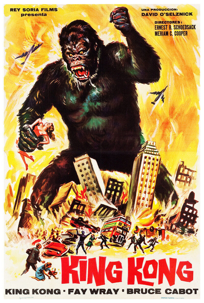 King Kong - Movie Poster - 1965 - Re-Release - Spanish Version