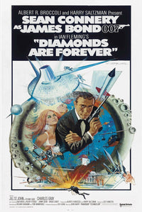 Diamonds are Forever - James Bond 007 Movie Poster - Sean Connery - US Ver #3