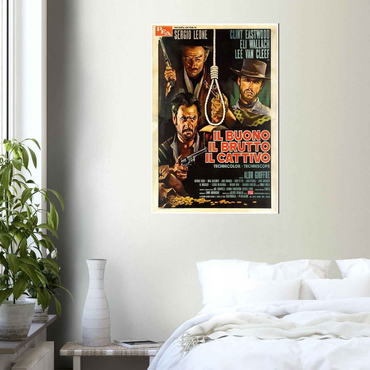 Good The Bad and The Ugly - Italian Version #3 - Clint Eastwood - Movie Poster