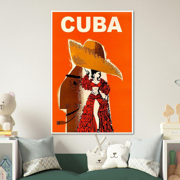 Cuba  - Vintage Travel Poster