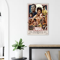 Enter the Dragon - Bruce Lee Movie Poster - Alternate Version