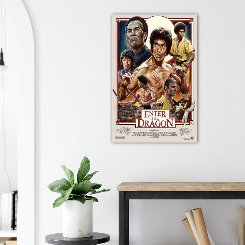 Enter the Dragon - Bruce Lee Movie Poster - Alternate Version