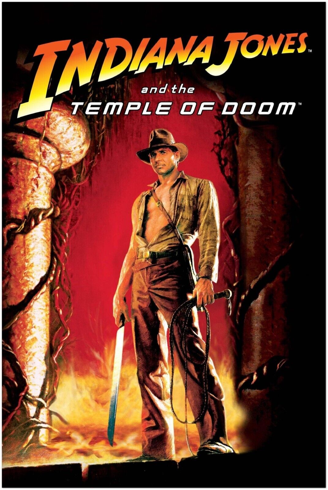 Indiana Jones and Temple of Doom - Movie Poster - US Version #3