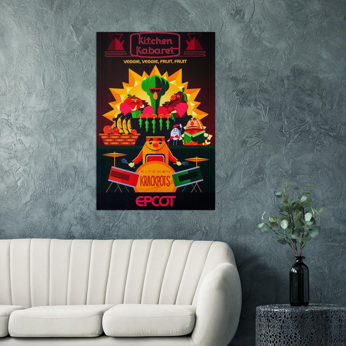 Disney Epcot Center Attraction Poster - Kitchen Kabaret - Disney World D23