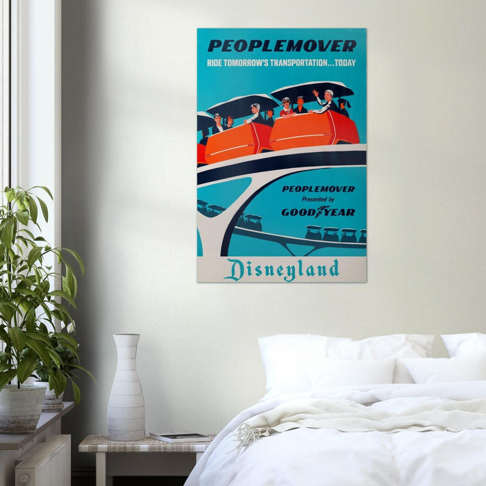 Peoplemover  - Disneyland Attraction Poster  - Disney Vintage