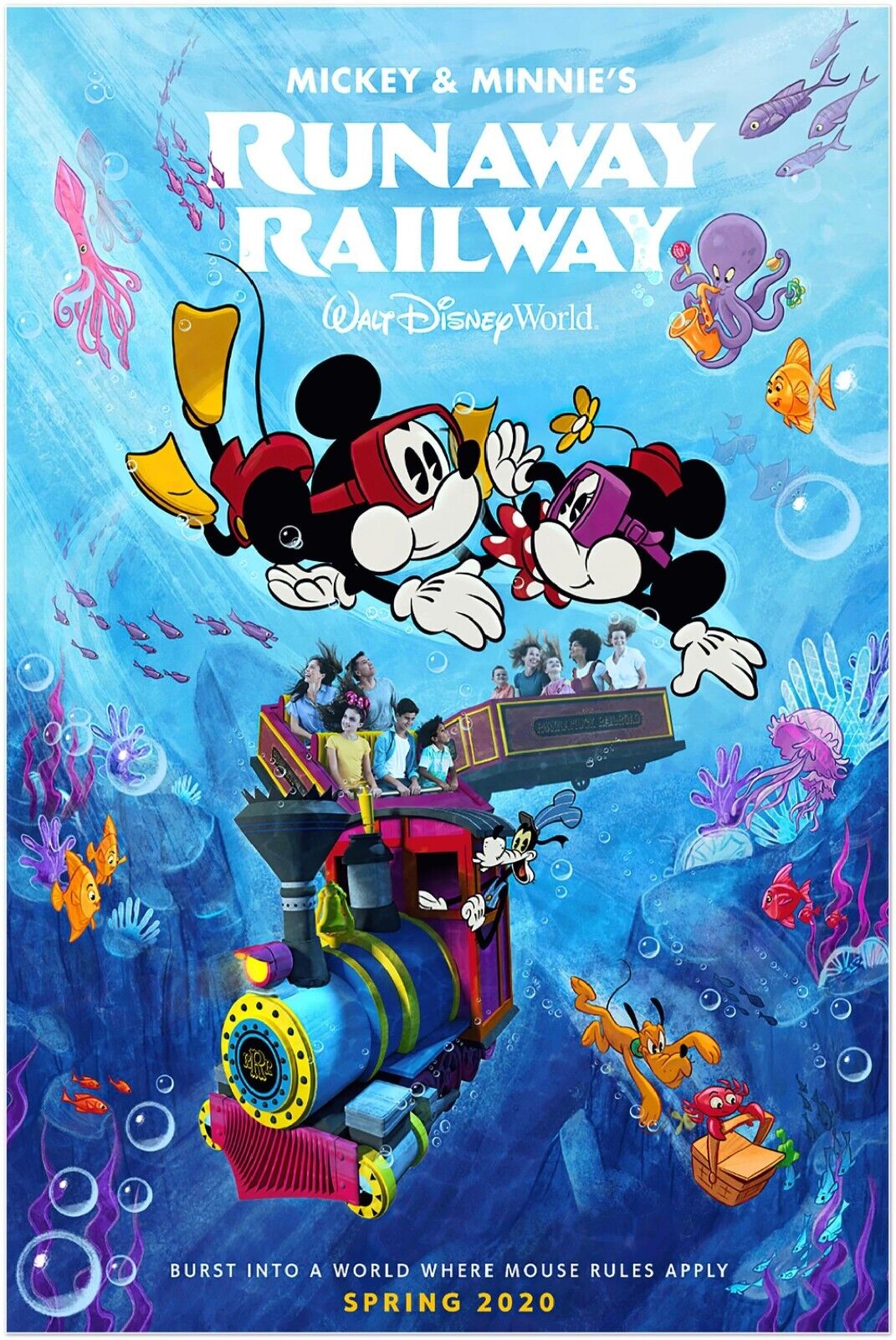 Disney Attraction Poster - Runway Railway Hollywood Studios