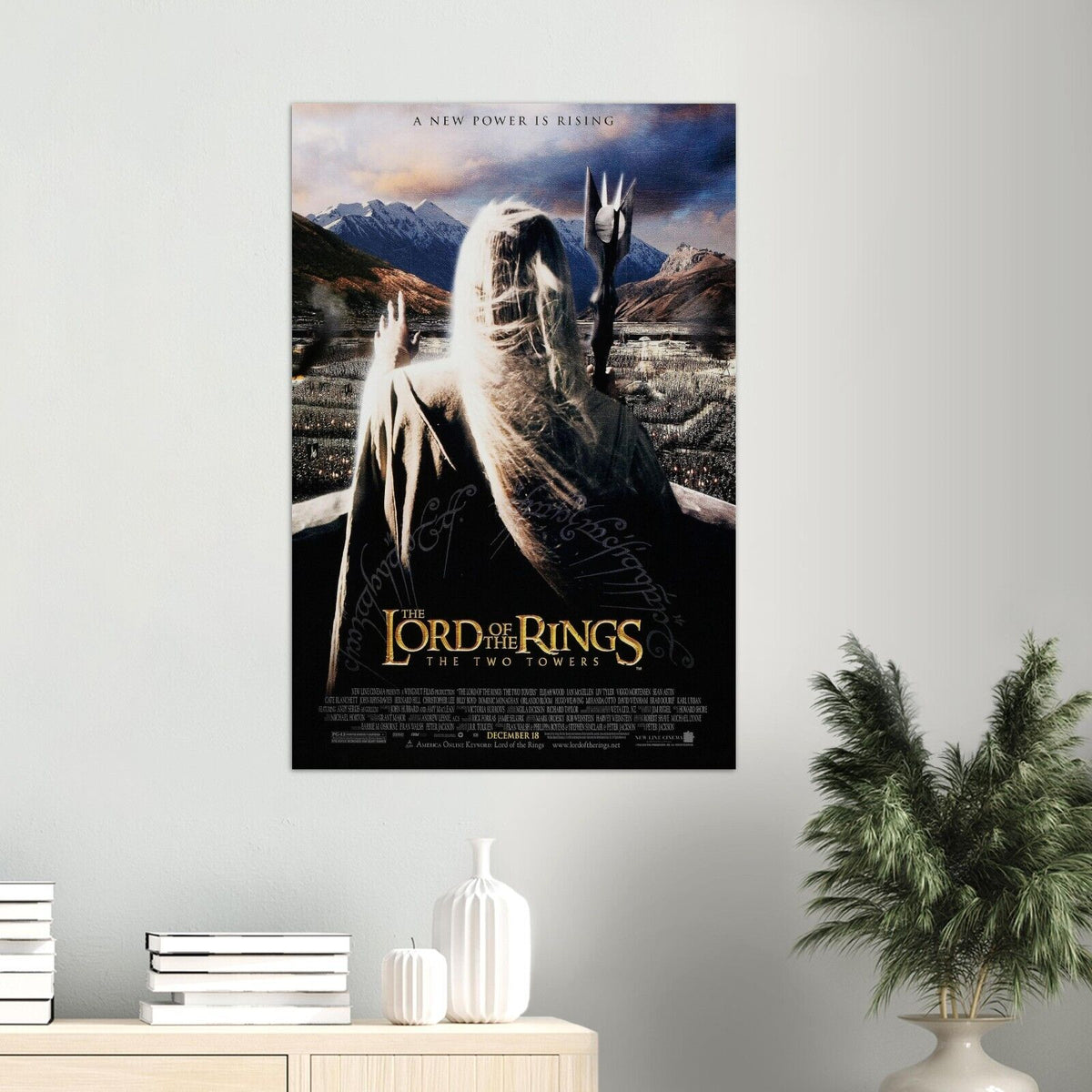 The Two Towers - Lord of the Rings Movie Poster - Teaser #2