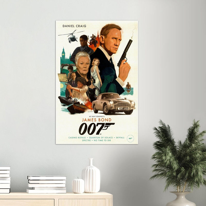 James Bond 007 Poster - Daniel Craig Era #2