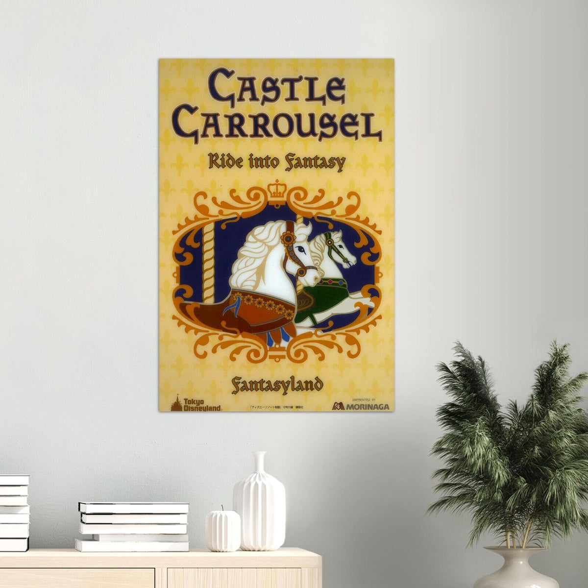 Tokyo Disneyland Attraction Poster - Castle Carrousel, DisneySea