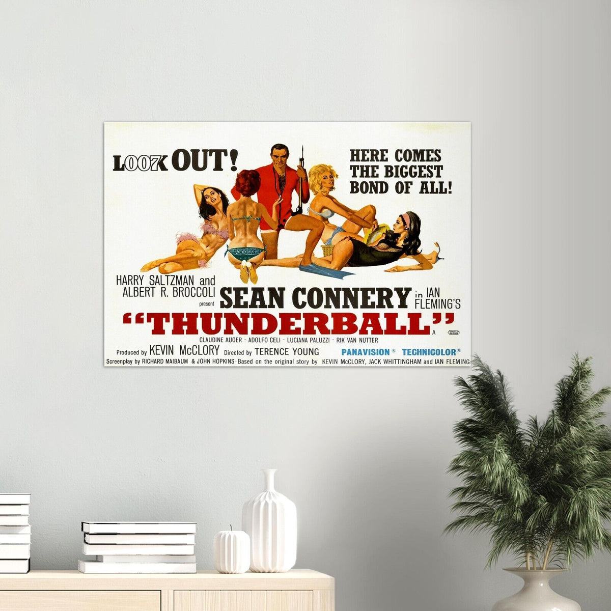 Thunderball - James Bond 007 Movie Poster - Sean Connery - US Version #2