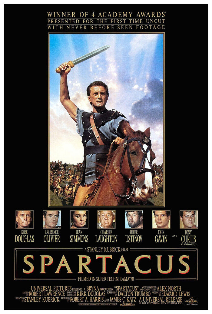 Spartacus - Movie Poster - 1960 - Re-Release