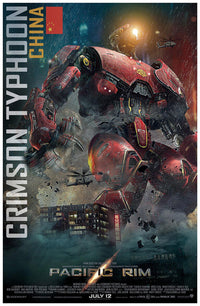 Pacific Rim Movie Poster -Crimson Typhoon - Jaeger Poster (11 x 17 Inches)