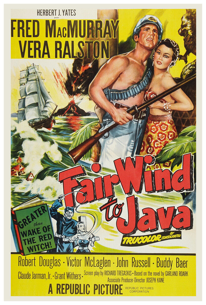 Fair Wind to Java - Movie Poster - 1953 - US Version