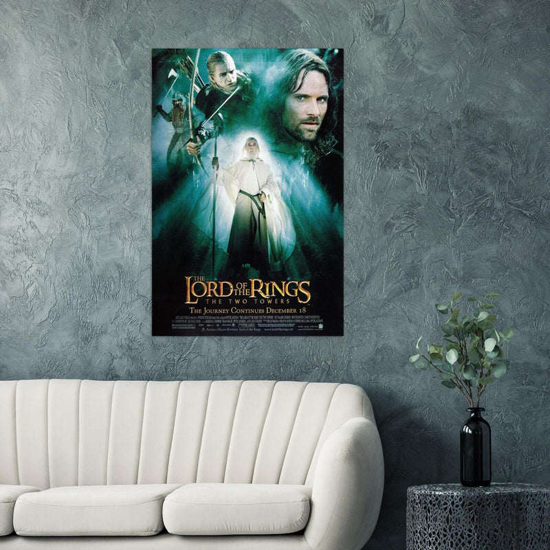 The Two Towers - Lord of the Rings Movie Poster - Teaser #1