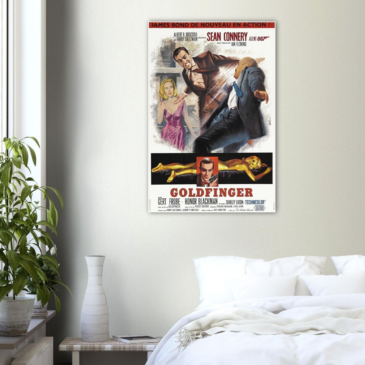 Goldfinger - James Bond 007 Movie Poster - Sean Connery - US Version #3