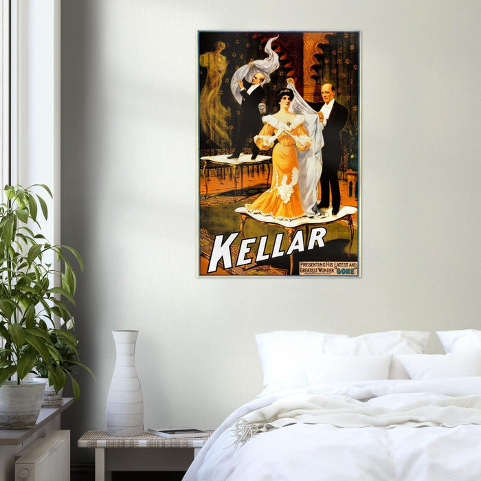 Vintage Magician Poster – Kellar #4 – Magic themed Wall Art Print