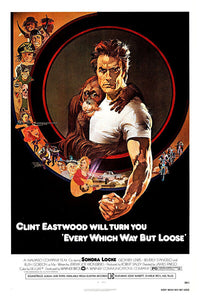 Every Which Way but Loose - Clint Eastwood - Movie Poster - US Version