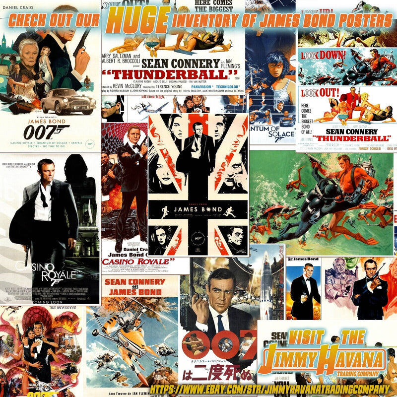 Thunderball - James Bond 007 Movie Poster - Sean Connery - Alternate Version