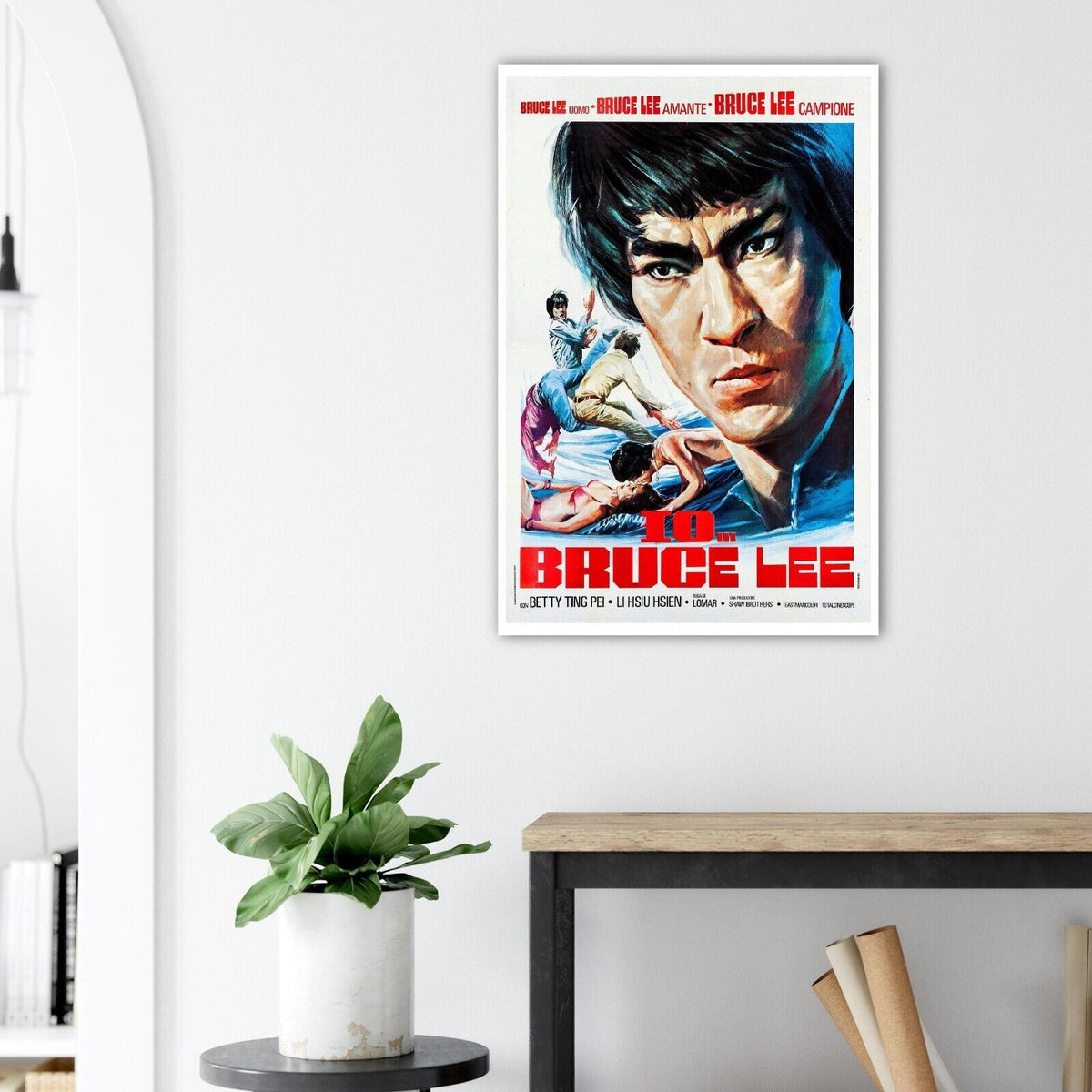 Bruce Lee and I - Bruce Lee Movie Poster - Italian Version