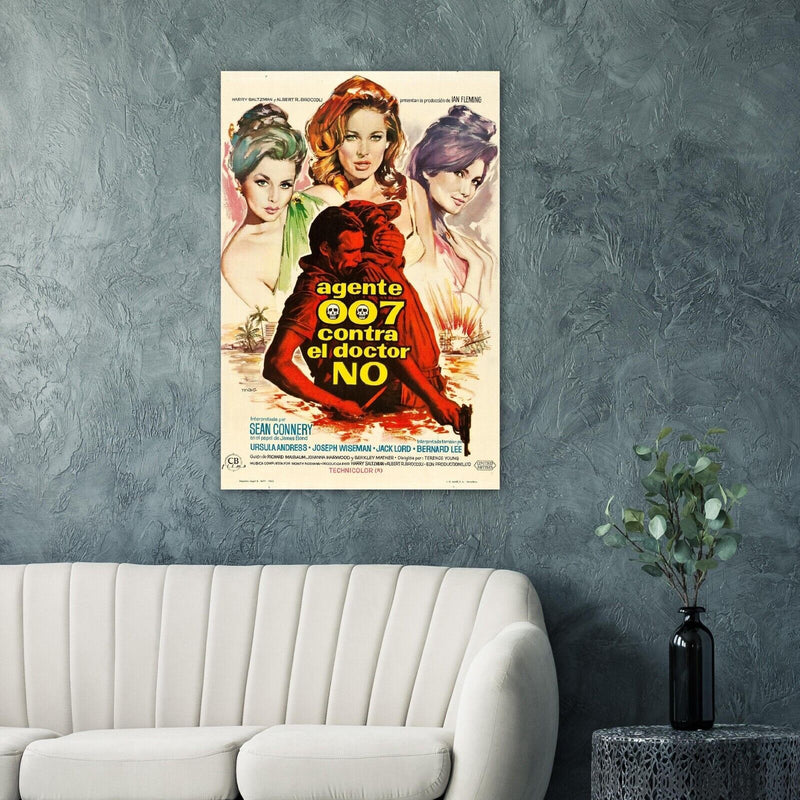 Dr. No - James Bond 007 Movie Poster - Sean Connery - Italian Version