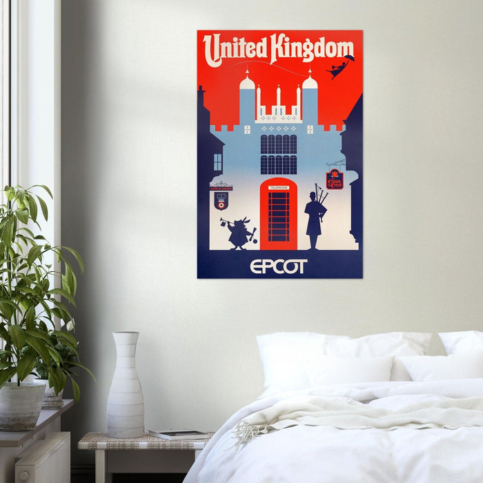 Disney Epcot Center Attraction Poster - United Kingdom - Disney World D23