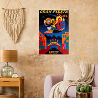 Disney Epcot Center Attraction Poster - Gran Fiesta Tour - Disney World D23