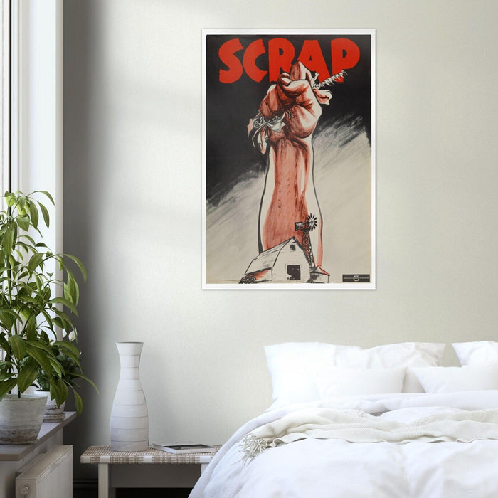 Scrap - World War 2 Poster - WW2 Vintage