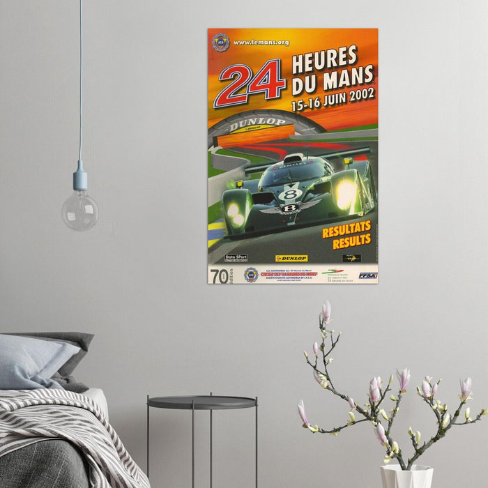 24 Heures Le Mans - 2002 - Vintage Auto Racing Poster