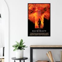 Backdraft - Kurt Russell - Movie Poster - 1991 - US Version