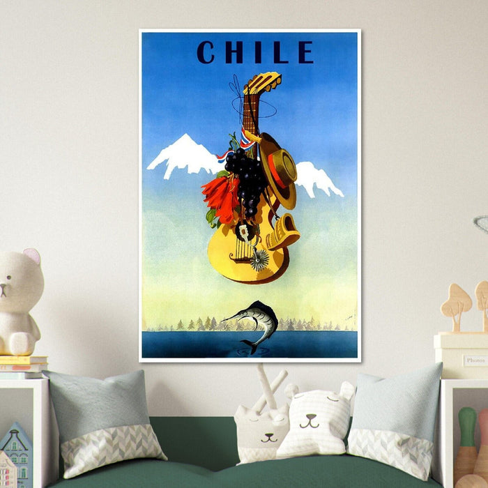 Chile - Vintage Travel Poster