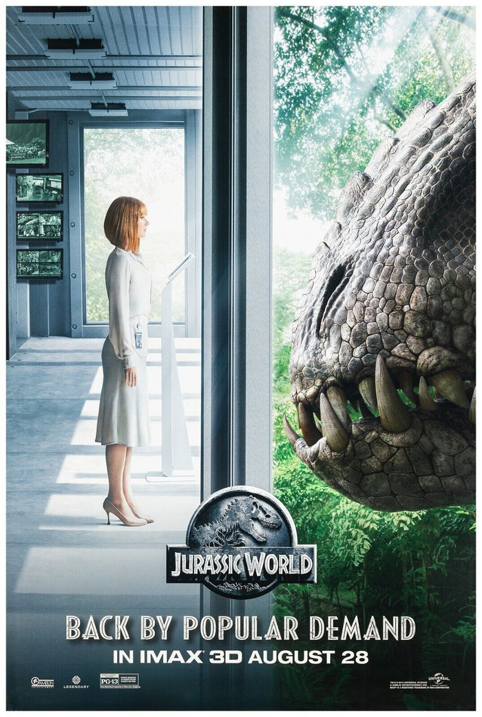 Jurassic World - Chris Pratt - 2015 - Movie Poster - US Release - Teaser #2