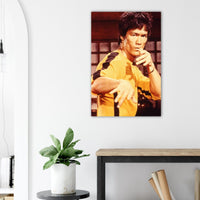 Bruce Lee in Game of Death - Bruce Lee Movie Portrait Poster