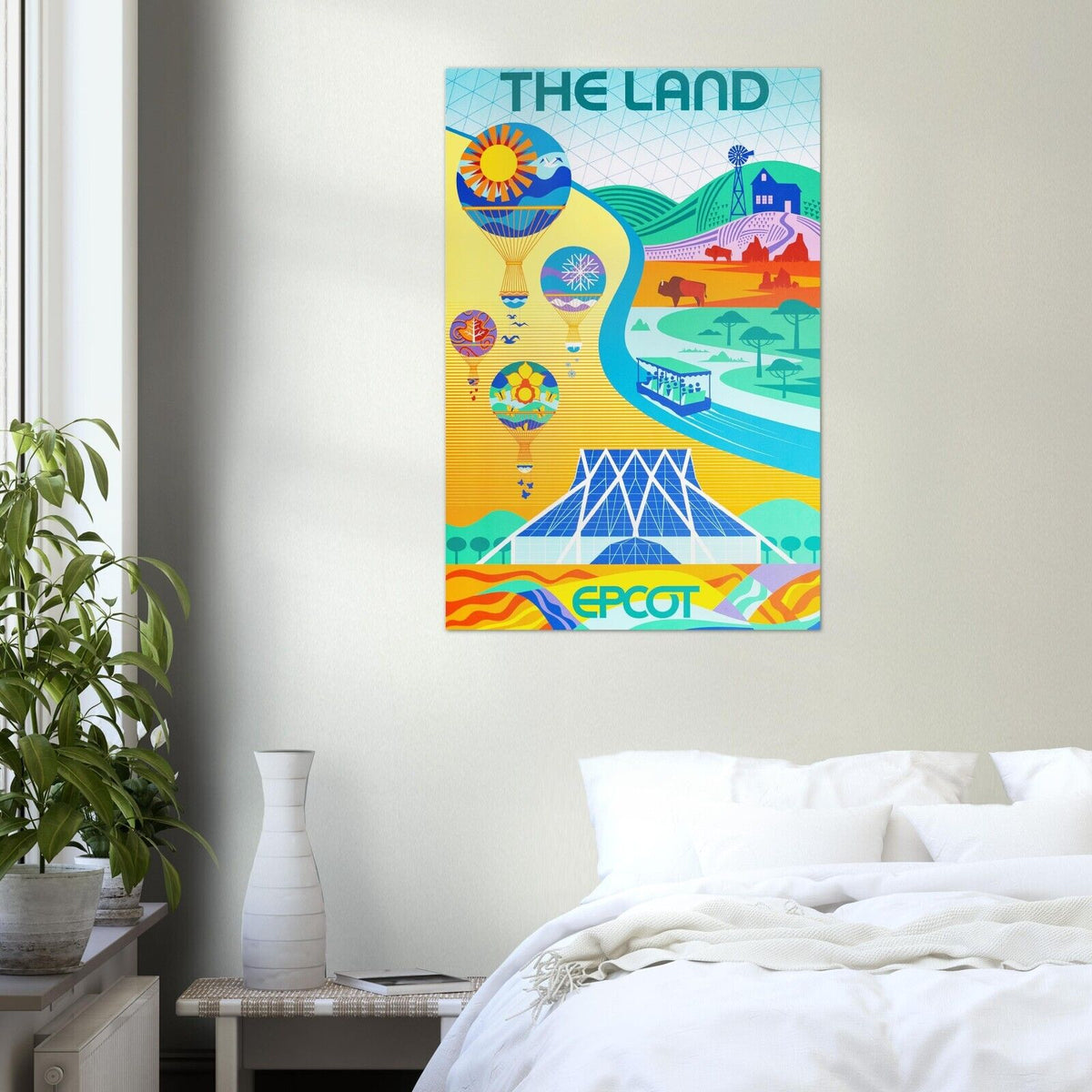 Disney Epcot Center Attraction Poster - The Land - Disney World D23