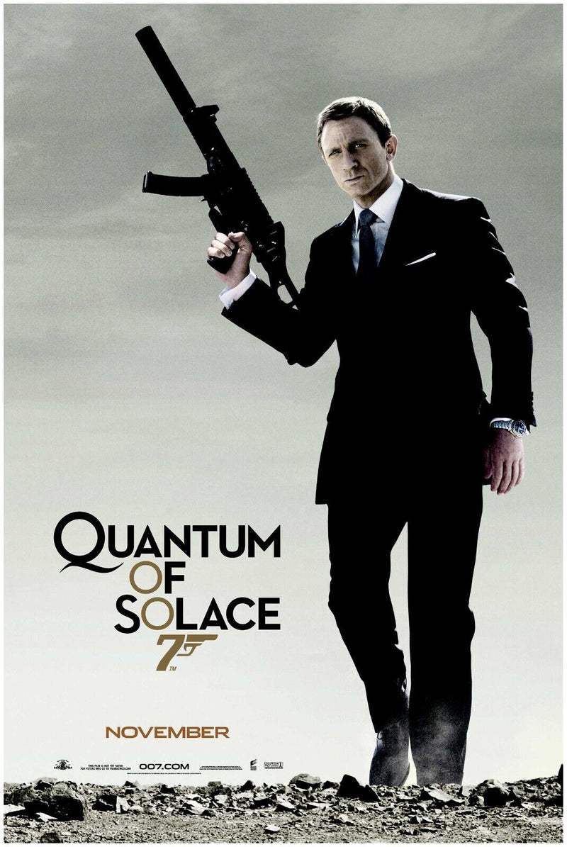 Quantum of Solace - James Bond 007 Movie Poster - Daniel Craig - US Teaser