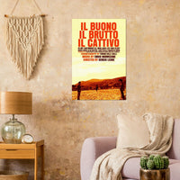 Clint Eastwood Poster The Good The Bad and The Ugly Movie Print, Italian Ver #2