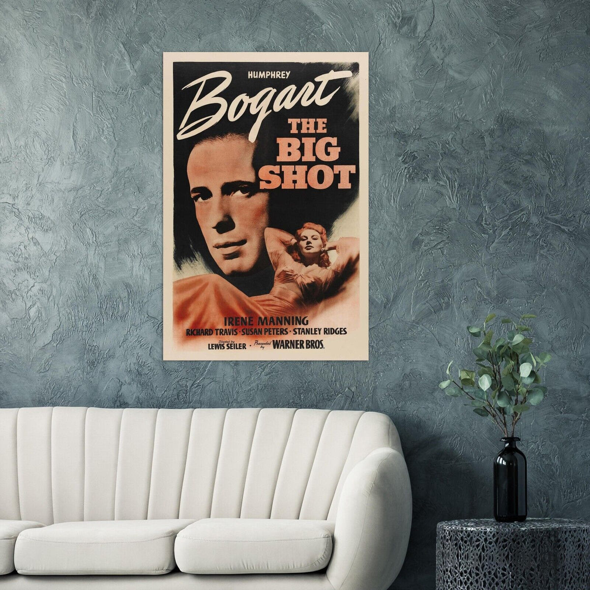 The Big Shot - Vintage Movie Poster - Film Noir