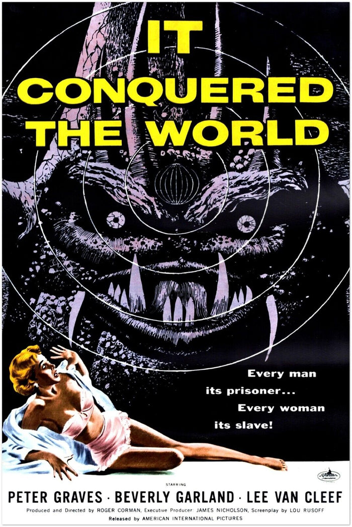 It Conquered the World  - Vintage Horror Movie Poster