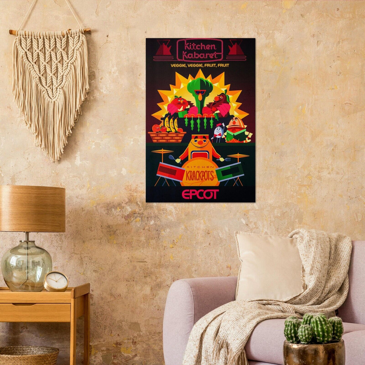 Disney Epcot Center Attraction Poster - Kitchen Kabaret - Disney World D23