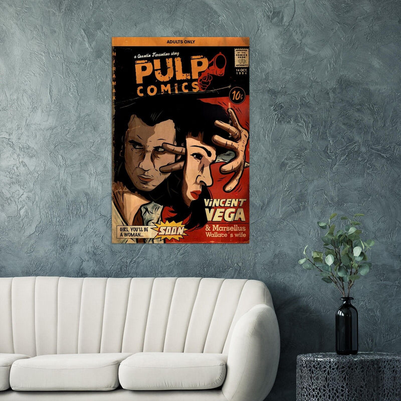 Pulp Fiction Movie Poster - Quentin Tarantino - Alternate #4