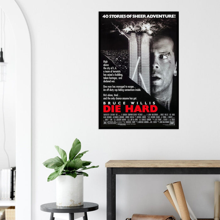 Die Hard - Bruce Willis - Movie Poster - 1988 - US Version