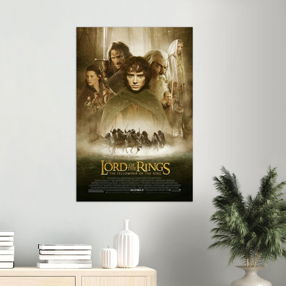 Fellowship of the Ring - Lord of the Rings Movie Poster - Teaser