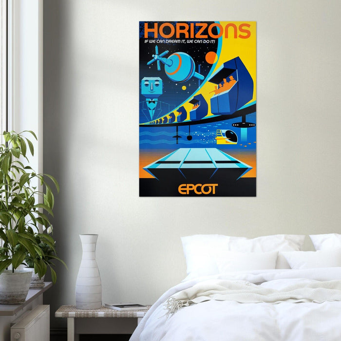 Disney Epcot Center Attraction Poster - Horizons - Disney World D23