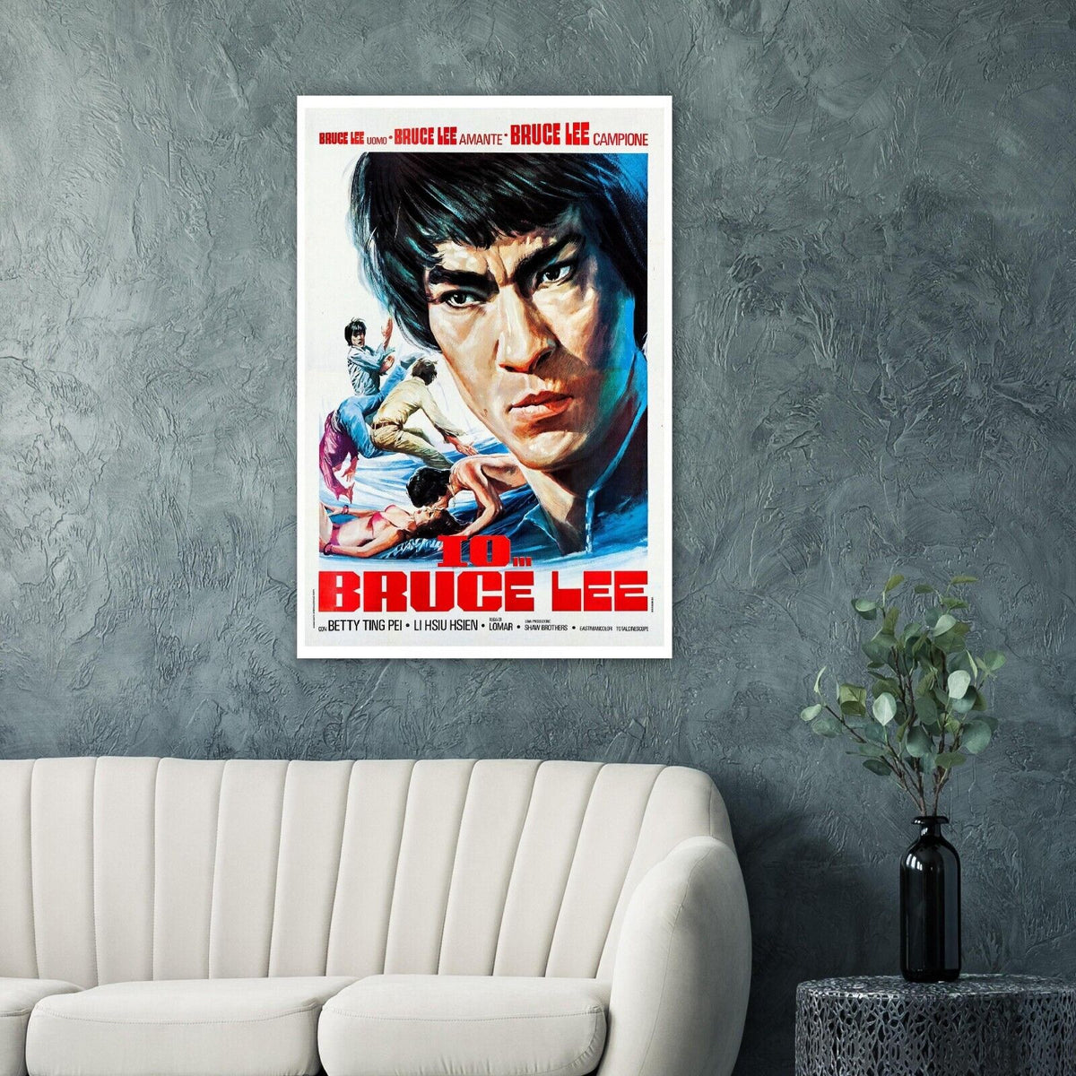 Bruce Lee and I - Bruce Lee Movie Poster - Italian Version