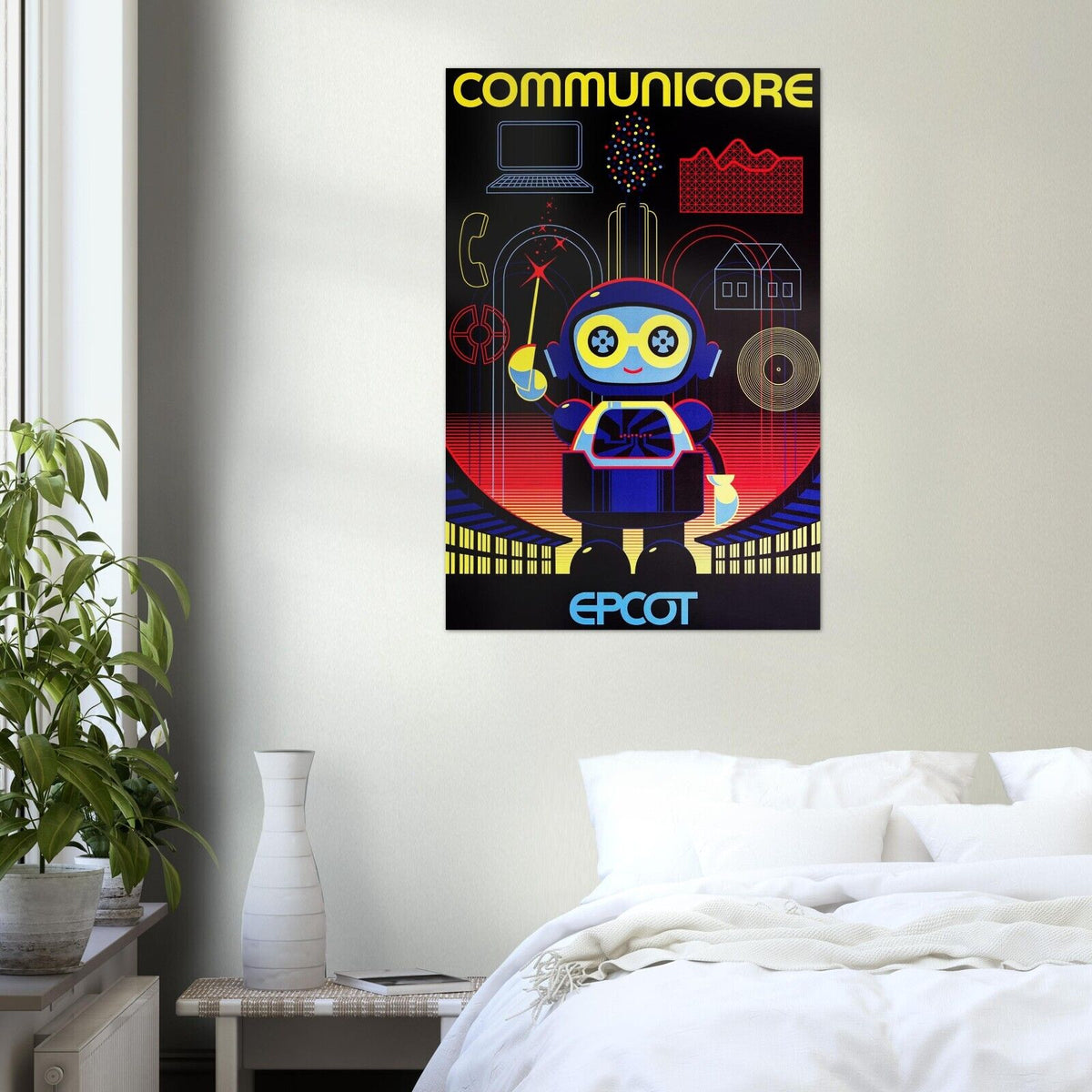 Disney Epcot Center Attraction Poster -  Communicore - Disney World D23