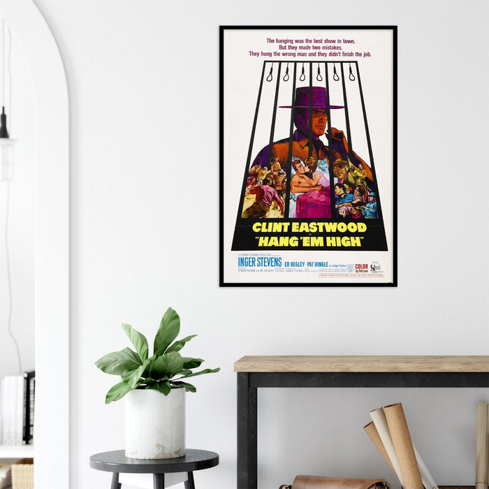 Hang'em High - Clint Eastwood - Movie Poster - US Version